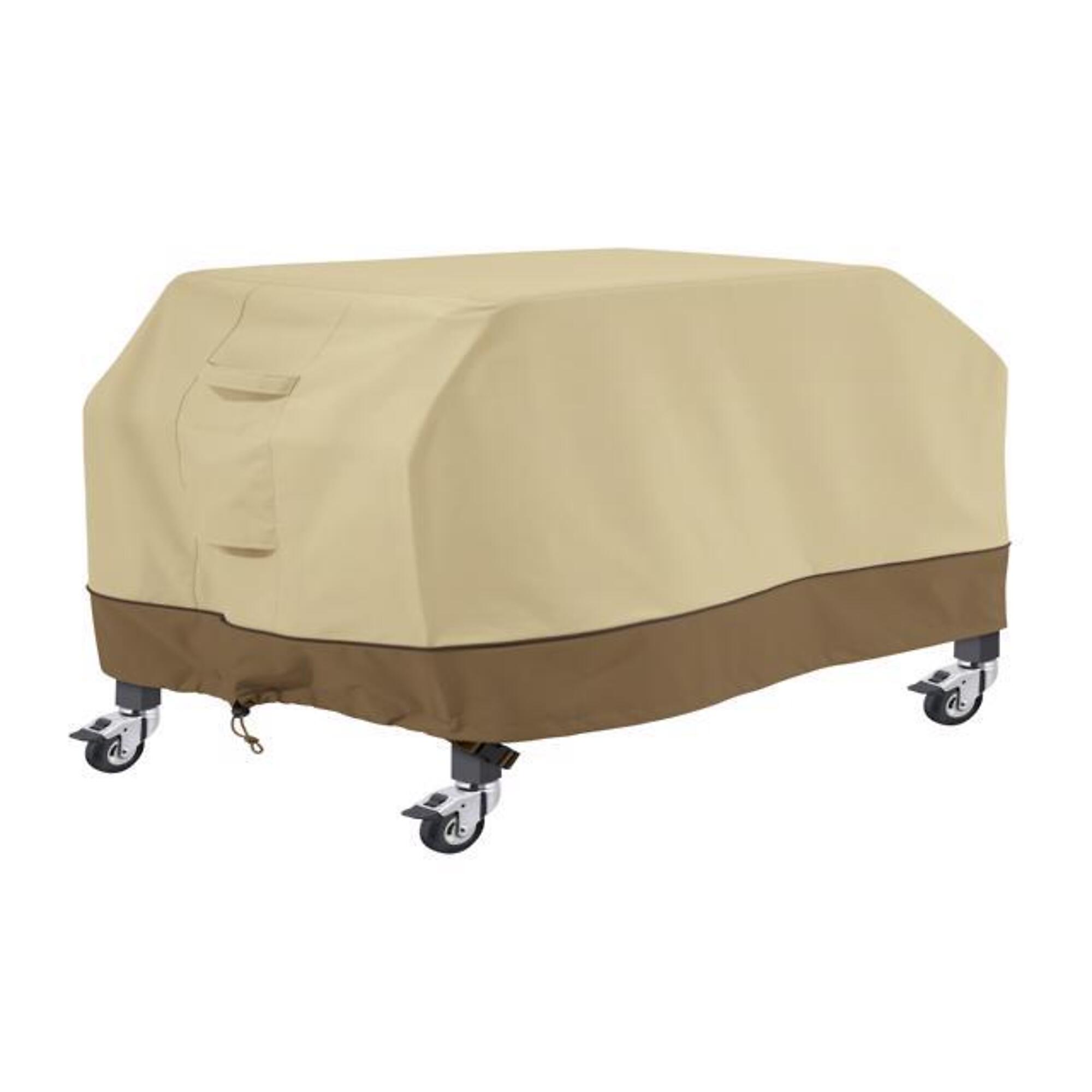 Classic Accessories Veranda Flat Top Griddle Cover, L, Tan, Polyester, Model# 55-775-045101-00